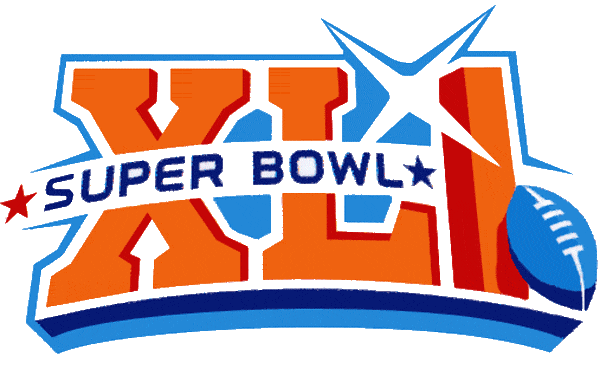 Super Bowl XLI Alternate Logo v3 iron on transfers for T-shirts